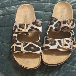 Leopard Print Women's Sandals